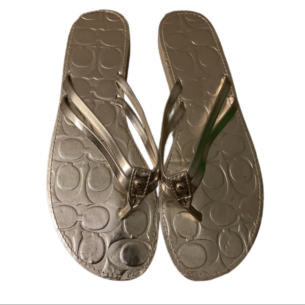 Coach “Juney” Flip Flops